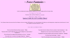 Desktop Screenshot of forcefantasies.com
